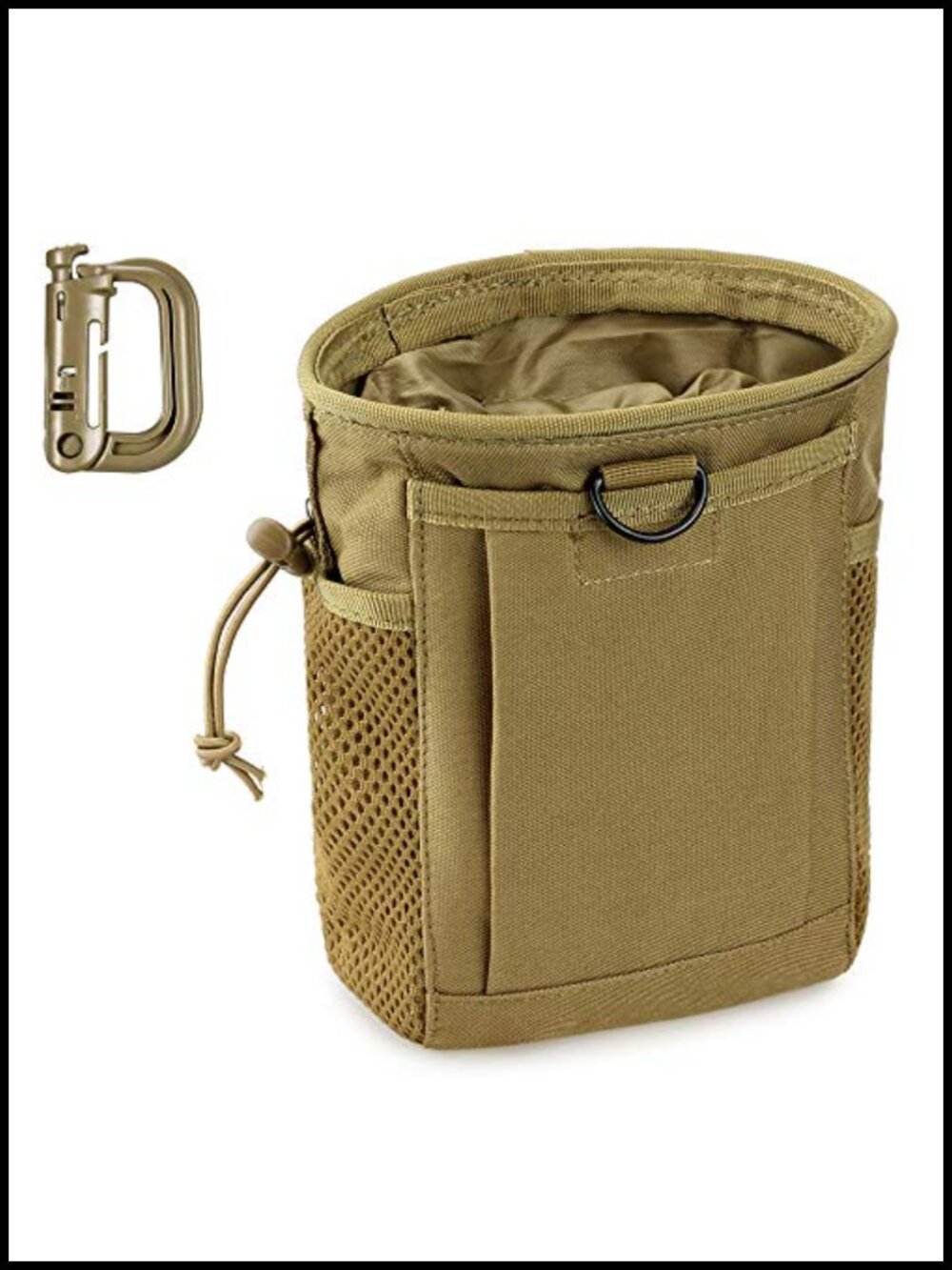 Tactical MOLLE Dump Pouch Magazine Drawstring Ammo Bag Hunting Gear Nylon
